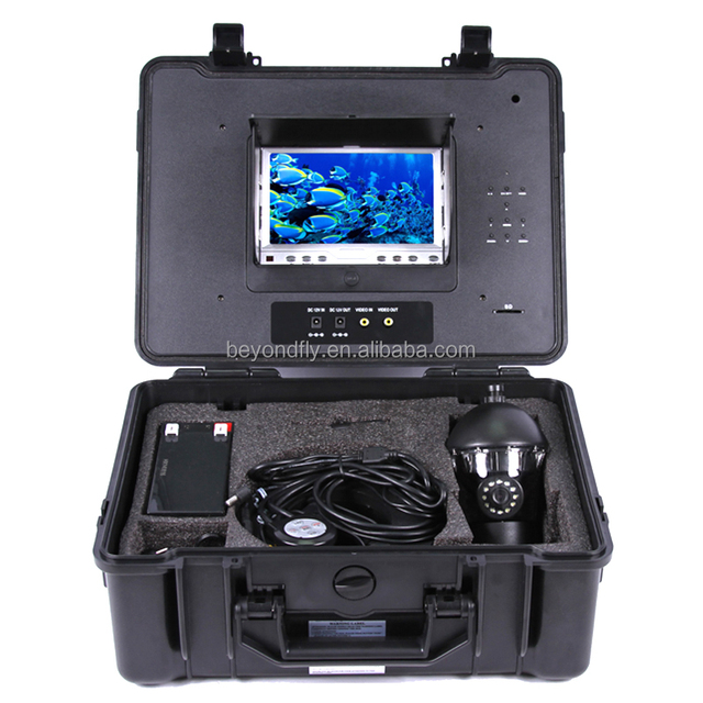 7'' DVR Underwater Fishing Video Camera Fish Finder IP68 Waterproof 360 Degree Rotating Camera 50m Professional Fishing Aid