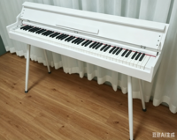 88 Hammer Weighted Digital Piano B105 PVC Wood Grain 800 Tones 600 Rhythms LCD USB MIDI for Music Teaching