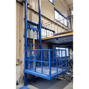 Plateforme élévatrice hydraulique électrique pour marchandises, petit élévateur de fret 500 kg à rail de guidage pour <span class=keywords><strong>escalier</strong></span>, <span class=keywords><strong>prix</strong></span> usine - Product Image 1