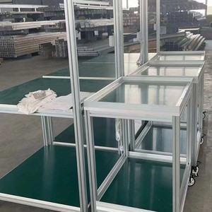 Custom Aluminum Profile Workbenches 6063 Alloy Anodized Multipurpose Industrial Equipment Frames Foshan Origin - Product Image 1