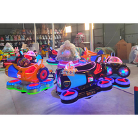 Manège de carrousel en plastique à 6 places pour enfants - Idéal pour centres commerciaux et usage domestique en extérieur