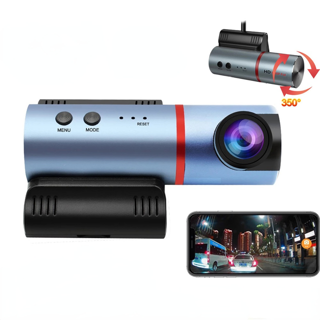 Full HD 1080P Min Car DVR Camera A8 2K WiFi WDR Auto Digital Video Recorder Dash Cam Phone APP Night Version G-Sensor Car DVRs
