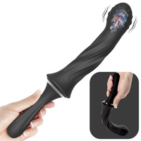 Top-Seller 2-in-1 Handheld Vibrator aus Weichem Silikon, Vagina & Analsex-Spielzeug, Prostata-Massagegerät für Männer, Butt Plug Vibrator für Frauen