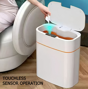 Tự Động 13L 16L Thông Minh Cảm Biến Thùng Rác Có Thể Trắng Nhựa Chuyển Động Thùng Rác Bin Cho Hộ Gia Đình Sử Dụng Trong Nhà Bếp Phòng Tắm Nhà Văn Phòng - Product Image 3