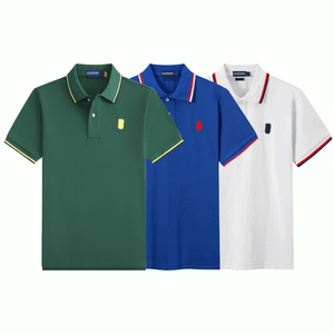 Polo brodé décontracté de qualité supérieure en coton 100% personnalisé pour hommes – Vente en gros - Product Image 1