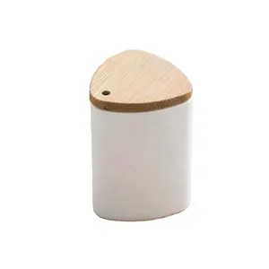 迷你储物罐整理机家居装饰木质牙签支架小瓶高品质大容量简易盒子