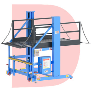 Plateforme élévatrice mobile électrique hydraulique en acier au carbone à deux/quatre colonnes pour le chargement de conteneurs de camions, 2 tonnes, 2,2 kW/3 kW - Product Image 1