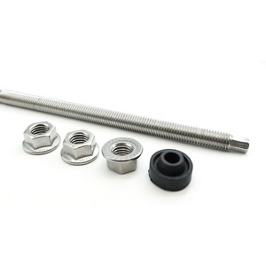 M10 * 200 Ss304 Solar Dak <span class=keywords><strong>Double</strong></span> End Schroef Houtdraad Epdm Hanger Bout En Hex Flens Vergrendelingsmoeren - Product Image 3