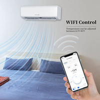 Arabie Saoudite Standard Économie d'énergie Mini Ac 8 Star-t3 Onduleur Refroidissement et chauffage 12000btu 1 tonne Climatiseur split