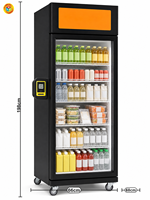 Distributeur automatique intelligent pour réfrigérateurs WMZLD-AI avec logiciel Cloud, alerte de date d'expiration Happy Hour, sous-compte, OEM