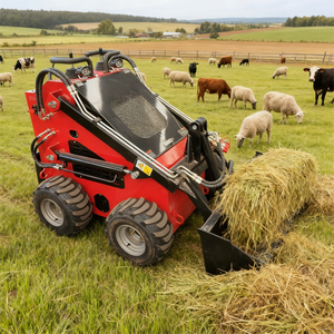 Mini chargeuse sur pneus de haute qualité, chargeuse sur chenilles, chargeuse multifonctionnelle, petit tracteur, mini chargeuses rétrocaveuses - Product Image 1