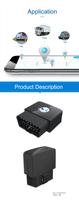 Traceur GPS GSM sans fil OBD Mini avec application Android, suivi en temps réel LBS, détection de consommation de carburant, stockage cloud, garantie 1 an