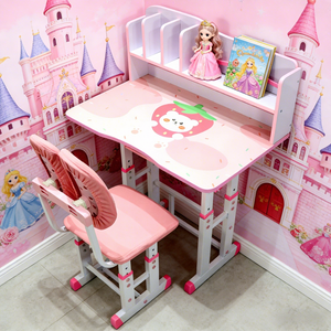 YUANTU Juego de Muebles Infantiles Ajustables y Duraderos de Diseño Moderno para Escuela y Hogar, Conjuntos de Escritorios y Sillas de Estudio - Product Image 4