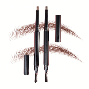 <span class=keywords><strong>Crayon</strong></span> à <span class=keywords><strong>sourcils</strong></span> double embout avec brosse, faible MOQ, marque privée, vente en gros, maquillage longue tenue, logo personnalisé - Product Image 1