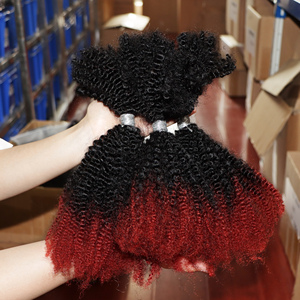 Orientfashion Capelli Umani Vergini al 100% Afro Kinky 4C Bulk Senza Trama con Cuticole Allineate per Acconciature a Treccia all'Uncinetto - Product Image 1