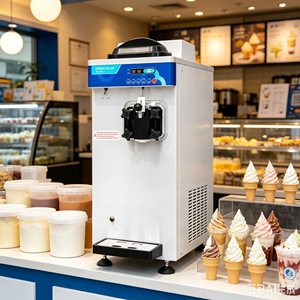 Máquina de helado suave U161 High Overrun con bomba de expansión |   Máquina para Hacer Helados Verticales con 50% de Producción Adicional para Cadenas de Comida Rápida - Product Image 1