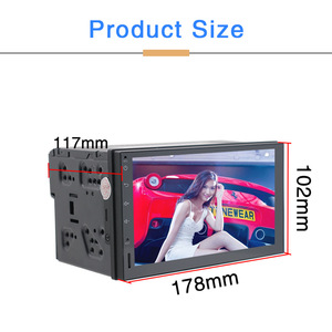 Đèn Pha Led Đa Phương Tiện 7 Inch 2Din, Màn Hình Cảm Ứng Đa Phương Tiện, Máy Phát Nhạc MP5 1 + 16G, Điều Khiển Từ Xa, Phát Nhạc Trên Ô Tô, Android - Product Image 2