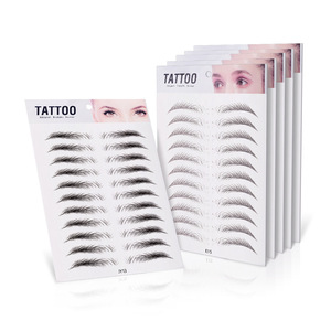 NUEVO Magic 4D Hair-like <span class=keywords><strong>Eyebrow</strong></span> Tattoo <span class=keywords><strong>Sticker</strong></span> Cejas postizas Maquillaje duradero a prueba de agua Pegatinas para cejas a base de agua - Product Image 1