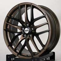 Rines de Aleación Nuevos, Monobloque Forjados a Medida, Diseño Cóncavo Profundo, Multirradio, Acabado Bronce, para M4, Audi RS, Mercedes AMG