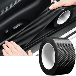 Vinilo Universal para Carrocería de Automóvil, Película Nano Impermeable de Uso Repetido, Vinilo Adhesivo 5D de Fibra de Carbono Negra para Ventanas y Puertas de Automóviles - Product Image 1