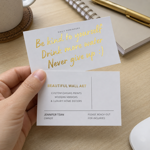 Diseño Personalizado de Alta Calidad, Impresión de Logotipos, Tarjetas de Visita con Acabado Mate, Material de Cartón, Impresión Serigráfica para Pequeñas Empresas - Product Image 6