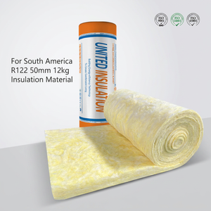 Rollo de Lana de Vidrio ASTM UL723 para Uso Residencial y Comercial, Ahorro de Energía y Fácil de Instalar en Sudamérica - Product Image 1