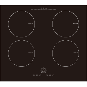 Piano Cottura a Induzione Elettrico Professionale Integrato a 4 Zone 6000W in Acciaio Inox con Riscaldamento Rapido <span class=keywords><strong>per</strong></span> Uso Commerciale e Domestico - Product Image 1