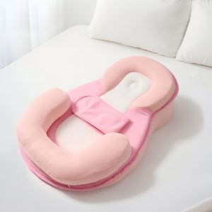 Almohada para Bebés, Almohada para Posición Boca Abajo, Reduce las Regurgitaciones, Diseño Anti-Desbordamiento para la Comodidad del Bebé y Soporte Durante la Alimentación - Product Image 1