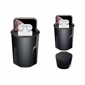 4 in 1 Auto Tazza di Carica Senza Fili per il Telefono & Airpods e 2 di Uscita USB - Product Image 1