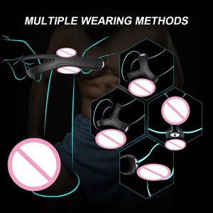 STELLAR PATH Double Anneau Vibrant Rechargeable pour Hommes – Jouet Sexuel Électrique à Vibration Fine pour Masturbation - Product Image 2