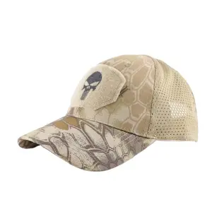 Großhandel Outdoor Jungle Hunting 6 Panel Camo Baseball Cap Hut Trucker Hüte mit benutzer definierten Logo