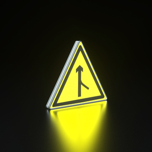 ป้ายอลูมิเนียม LED สามเหลี่ยม700มม. สะท้อนแสงและส่องสว่างด้วยตนเองป้ายจราจรพลังงานแสงอาทิตย์ความปลอดภัยบนถนนและป้ายเตือนเตือน - Product Image 3