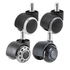 <span class=keywords><strong>Rueda</strong></span> <span class=keywords><strong>de</strong></span> silla <span class=keywords><strong>de</strong></span> oficina blanca <span class=keywords><strong>de</strong></span> 2 pulgadas y 50mm, <span class=keywords><strong>rueda</strong></span> <span class=keywords><strong>de</strong></span> nailon, <span class=keywords><strong>rueda</strong></span> giratoria para muebles - Product Image 2