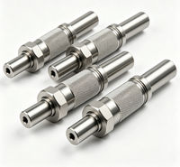 Tige de connexion filetée moletée en acier inoxydable usinée sur mesure par CNC, tige de connexion usinée avec précision par électroérosion à fil, emballage certifié ISO