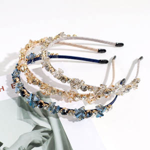 Diadema Elegante Francesa con Cristales de Imitación, Accesorios Brillantes para el Cabello para Bodas y Fiestas para Mujeres - Product Image 2