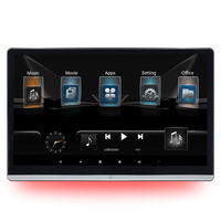 Moniteur d'appuie-tête de voiture Android 14.0 de 14 pouces - Écran universel pour siège arrière 1080P IPS avec USB/SD pour WiFi SUV MPV