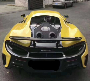 Kit de carrosserie amélioré de style <span class=keywords><strong>600LT</strong></span> pour <span class=keywords><strong>McLaren</strong></span> 540C 570S Capot de moteur en fibre de carbone sec Spoiler arrière Pare-chocs d'échappement pour personnalisation de voiture - Product Image 4