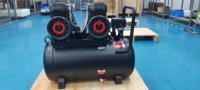 Compresseur d'air portable sans huile, faible bruit pour équipement dentaire CAD/CAM