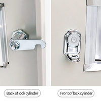 Cerradura de Leva Sin Llave de Aleación de Zinc de Cuarto de Giro a 90 Grados para Gabinetes, Paneles Eléctricos, Buzones y Casilleros, 16mm 20mm, Venta al por Mayor OEM