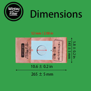<span class=keywords><strong>Bolsa</strong></span> de Filtro de Repuesto para <span class=keywords><strong>Aspiradora</strong></span> de Papel Biodegradable de Alta Eficiencia y Ecológica OEM/ODM para Hitachi GP-130FS RV Garage - Product Image 2