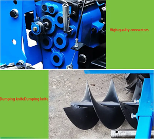 Maquinaria de jardín 7 Hp Motor de gasolina Zanjadora manual Zanja Mini Zanjadora manual Zanjadora de bruja - Product Image 5