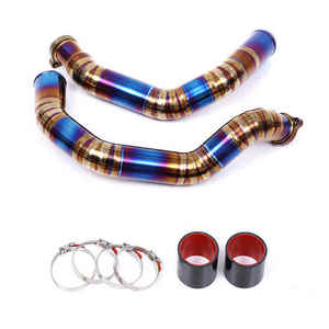 Tubería de Carga de Titanio Modificada Resistente OE 11617846246 11617846245, Fácil Instalación, Kit de Tubería de Carga para BMW M2 48V - Product Image 1