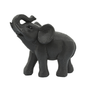 Statuetta decorativa di elefante in resina per la casa, l'ufficio, la scrivania, il soggiorno, la decorazione delle mensole - Product Image 1
