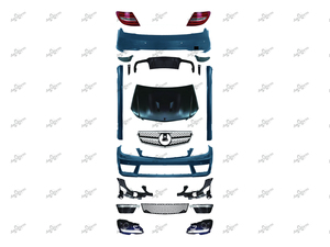ชุดแต่งตัวถังรถยนต์พลาสติกสำหรับ W204 ปี 2008-2010 อัพเกรดเป็น C63 AMG |   การแข่งขันระดับสูง | |   การปรับโฉม |   OEM - Product Image 3