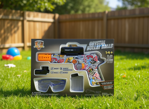 Pistolet à balles d'eau Crystal Bullet Balls Combat Mk9, 0,25 g, 6300 balles, 14+, jouet électronique en plastique, unisexe - Product Image 2