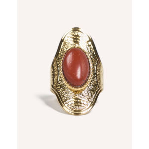 Anello Estivo YFB R15 Regolabile con Pietra Naturale/Guscio e Acciaio Inossidabile, Anelli alla Moda all'Ingrosso - Product Image 5