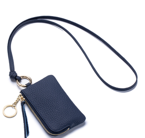 Monedero Colgante con Diseño Creativo, con Capa Superior de Cuero Vacuno, Cartera Portátil con Llavero, Mini Bolsa para Tarjetas para Uso Diario - Product Image 5