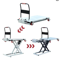 Chariot élévateur électrique portable 2026, transpalette autoporteur, gerbeur à batterie, plateforme de levage hydraulique pour camion