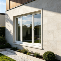 Fenêtre à battant en PVC multi-points anti-effraction pour maison de campagne avec système de verrouillage renforcé