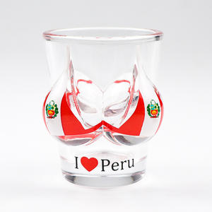 Verres à shot personnalisés avec logo, whisky, vin, souvenir touristique du Pérou, plage, corps sexy, bikini - Product Image 6